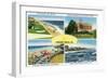 Virginia Beach, Virginia, Famous Scenes of the City-Lantern Press-Framed Art Print