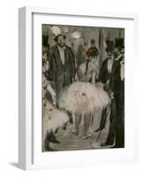 Virginia being admired in front of the Marquis Cavalcanti-Edgar Degas-Framed Giclee Print