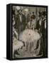 Virginia being admired in front of the Marquis Cavalcanti-Edgar Degas-Framed Stretched Canvas