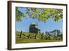 Virginia, Blue Ridge Parkway. Groundhog Mountain Wooden Lookout Tower-Don Paulson-Framed Photographic Print