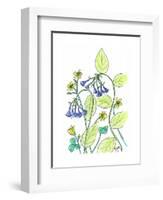 Virginia Bluebells-Beverly Dyer-Framed Art Print