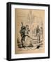 'Virginia carried off by a Minion in the pay of Appius', 1852-John Leech-Framed Giclee Print