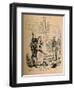 'Virginia carried off by a Minion in the pay of Appius', 1852-John Leech-Framed Giclee Print