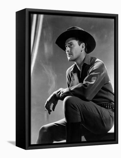 Virginia City, Errol Flynn, 1940-null-Framed Stretched Canvas