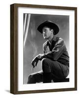 Virginia City, Errol Flynn, 1940-null-Framed Photo