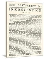 Virginia Constitution, 1776-null-Stretched Canvas