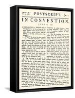 Virginia Constitution, 1776-null-Framed Stretched Canvas