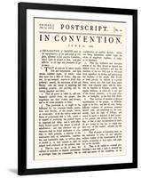 Virginia Constitution, 1776-null-Framed Giclee Print