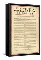 Virginia Constitution, 1776-null-Framed Stretched Canvas
