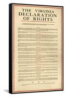 Virginia Constitution, 1776-null-Framed Stretched Canvas