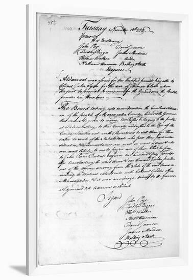 Virginia Council, 1778-null-Framed Giclee Print