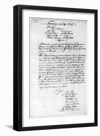 Virginia Council, 1778-null-Framed Giclee Print