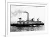 Virginia - Hampton Roads Ferry Seawell's Point-Lantern Press-Framed Art Print