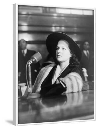 'Virginia Hill, Girlfriend of Las Vegas Mobster Ben Bugsy Siegel, Feb