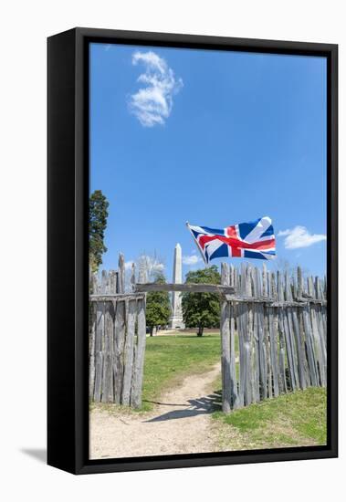 Virginia, Jamestown, Palisades and Tercentenary Monument-Lisa S. Engelbrecht-Framed Stretched Canvas