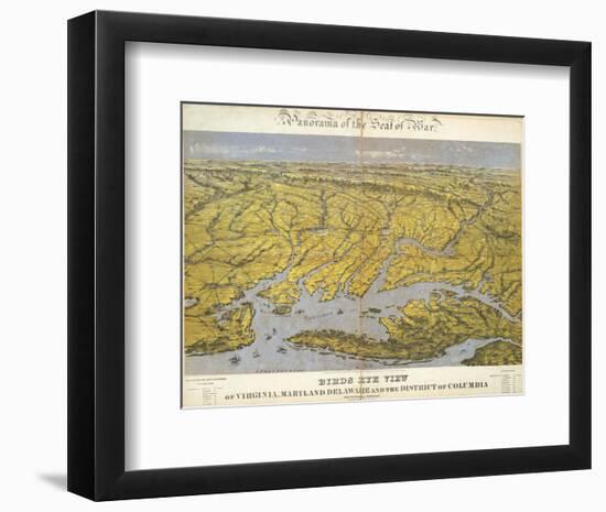 Virginia, Maryland Delaware and The District of Columbia, c.1861-John Bachmann-Framed Art Print