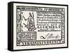 Virginia Paper Money, USA, 1870s-null-Framed Stretched Canvas