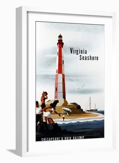 Virginia Seashore-Bern Hill-Framed Giclee Print