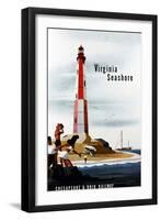 Virginia Seashore-Bern Hill-Framed Premium Giclee Print