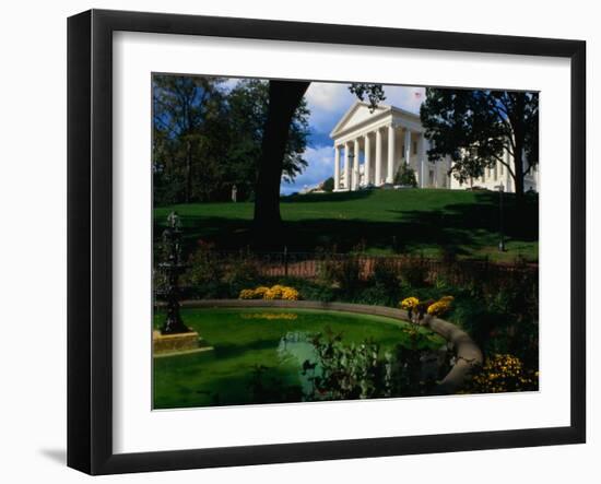 Virginia State Capitol Building and Gardens, Richmond, USA-Rick Gerharter-Framed Premium Photographic Print