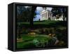 Virginia State Capitol Building and Gardens, Richmond, USA-Rick Gerharter-Framed Stretched Canvas