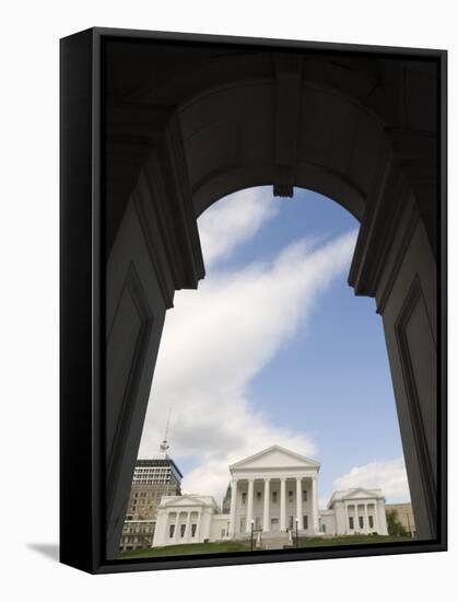 Virginia State Capitol, Richmond, Virginia, United States of America, North America-Snell Michael-Framed Stretched Canvas