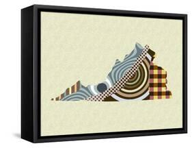Virginia State Map-Lanre Adefioye-Framed Stretched Canvas