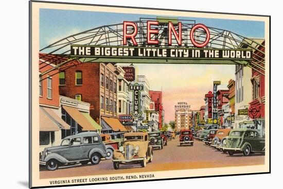 Virginia Street, Reno, Nevada-null-Mounted Art Print