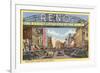 Virginia Street, Reno, Nevada-null-Framed Art Print