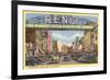 Virginia Street, Reno, Nevada-null-Framed Art Print