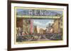 Virginia Street, Reno, Nevada-null-Framed Premium Giclee Print