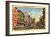 Virginia Street, Reno, Nevada-null-Framed Art Print