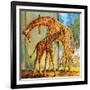 Virginia the Giraffe-McConnell-Framed Giclee Print