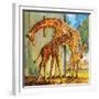 Virginia the Giraffe-McConnell-Framed Giclee Print