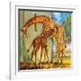 Virginia the Giraffe-McConnell-Framed Giclee Print