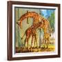 Virginia the Giraffe-McConnell-Framed Giclee Print