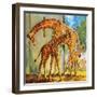 Virginia the Giraffe-McConnell-Framed Giclee Print