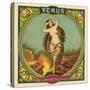 Virginia, Venus Brand Tobacco Label-Lantern Press-Stretched Canvas