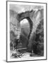 Virginia, View of the Natural Bridge and Cedar Creek-Lantern Press-Mounted Art Print