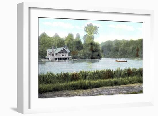 Virginia Water, Surrey, 20th Century-null-Framed Giclee Print