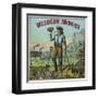 Virginia, Welcome Nugget Brand Tobacco Label-Lantern Press-Framed Art Print