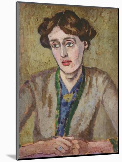 Virginia Woolf (1882-1941)-Roger Eliot Fry-Mounted Giclee Print