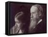 Virginia Woolf and Her Father Sir Leslie Stephen, C.1903-null-Framed Stretched Canvas