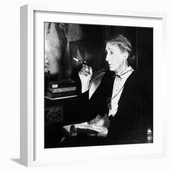 Virginia Woolf (B/W Photo)-null-Framed Giclee Print