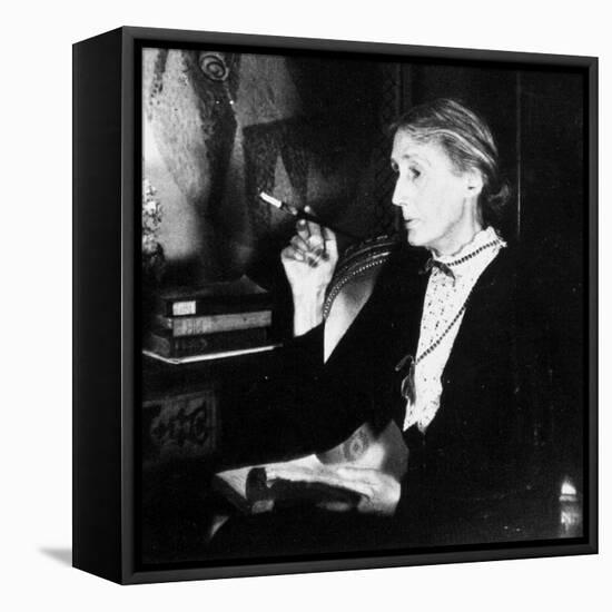 Virginia Woolf (B/W Photo)-null-Framed Stretched Canvas