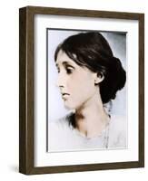 Virginia Woolf, English Novelist, Essayist and Critic, Early 20th Century-null-Framed Giclee Print