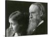 Virginia Woolf with her Father-Science Source-Stretched Canvas