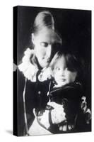 Virginia Woolf, with Her Mother Julia, 1884-null-Stretched Canvas