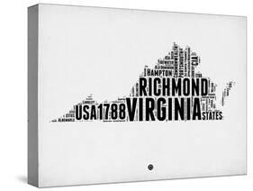 Virginia Word Cloud 2-NaxArt-Stretched Canvas