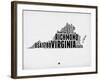 Virginia Word Cloud 2-NaxArt-Framed Art Print